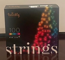 Twinkly Strings   App-Controlled LED Christmas Lights with 100 RGB. GEN II. NIB