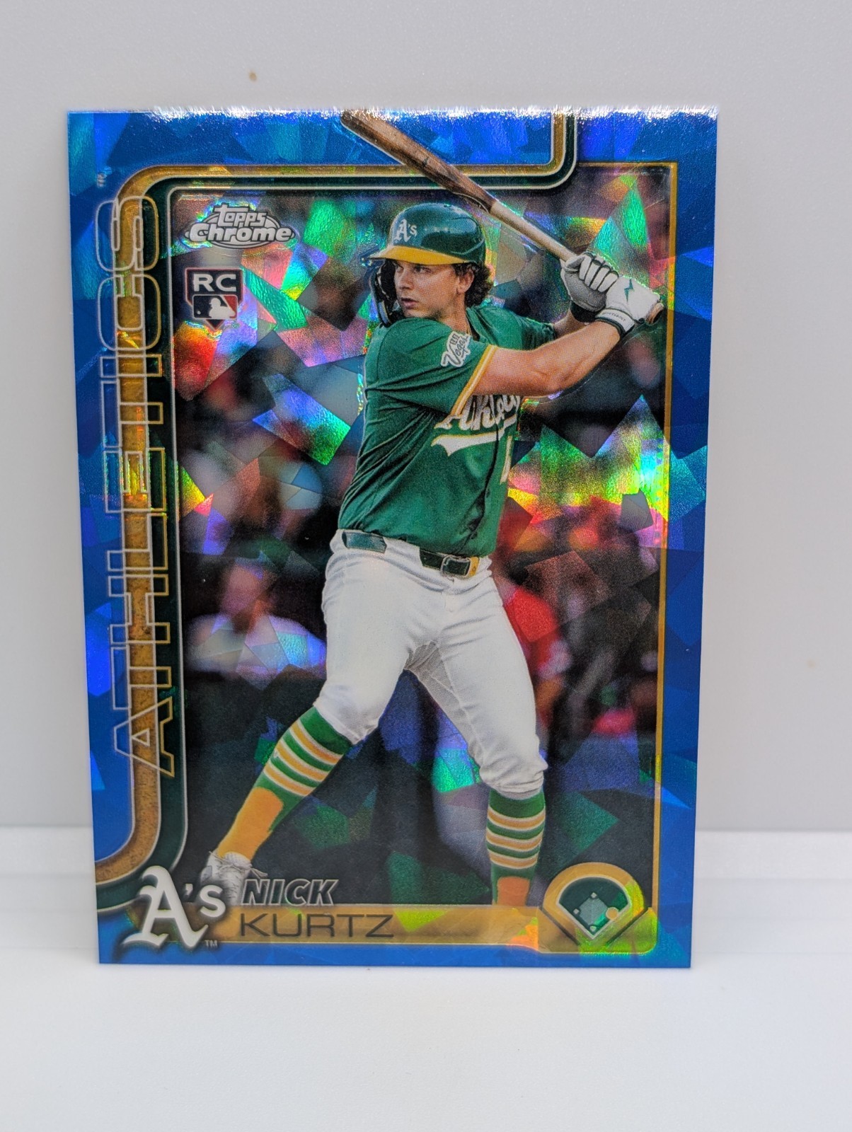 2025 Topps Chrome Update Sapphire Nick Kurtz RC #USC178 Athletics