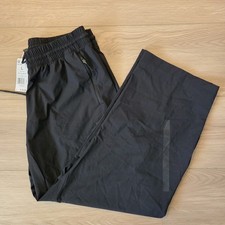 Adidas Z.N.E. Woven Pants Womens Large Black Athletic Training Jogger Casual NWT