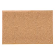 GHENT 1418-1 Bulletin Board,Cork,Natural,Indoors 19TP40