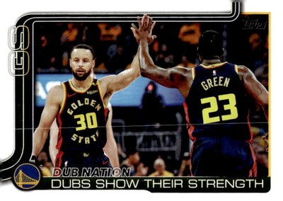 2025-26 Topps #291 Dubs Nation: Dubs Show Their Strength
