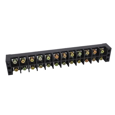 100A Terminal Strip Dual Row Large Current Wire Barrier Block Terminal Strip CB