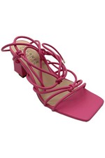 Journee Women's Harpr Strappy Heeled Sandals Pink