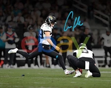 Cam Little 68 Yard FG NFL Record Jacksonville Jaguars Auto 8x10 Photo REPRINT