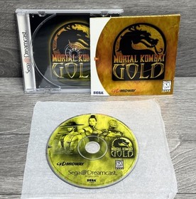 Mint💿! Mortal Kombat Gold Complete CIB VG Refurb + 1yr Warranty Sega Dreamcast