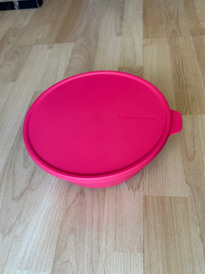 Tupperware Aloha Servier-Schüssel/Serving Bowl 2 L Lachs/Rosa-Rührschüssel -NEU! - Bild 2 von 4