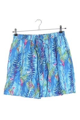 CACHE & CACHE High Waist Rock Damen Gr. DE 40 blau-grün-pink Casual-Look