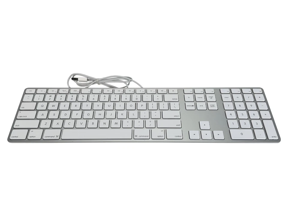 🔥 Genuine Apple A1243 Wired USB Keyboard for iMac Mac Mini Mac Pro w/Keypad - Image 2 of 4