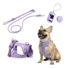 No Pull Dog Harness and Leash Set 3-in-1, Adjustable Anti Pull Dog Puppy Harn...