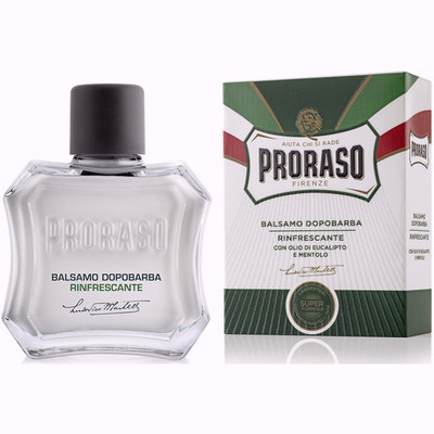 PRORASO Erfrischender Aftershave Balsam 100ml Grüner Eukalyptus und Menthol