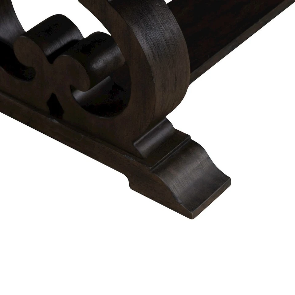 Trestle Table for Dining Room with Self Storing Leaf - White Oak Veneers - Image 4 of 4