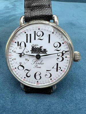 Vintage Pinko Paris Gerard Manet Hebdomas Skeleton Oversize No Pocket watch