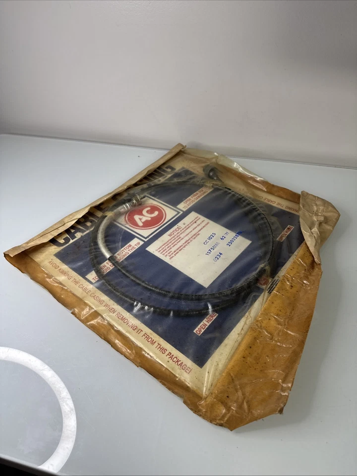 25032873 NOS AC Delco 1980 1981 Chevrolet Corvette Speedometer Cable W/O Cruise  - Image 3 of 4