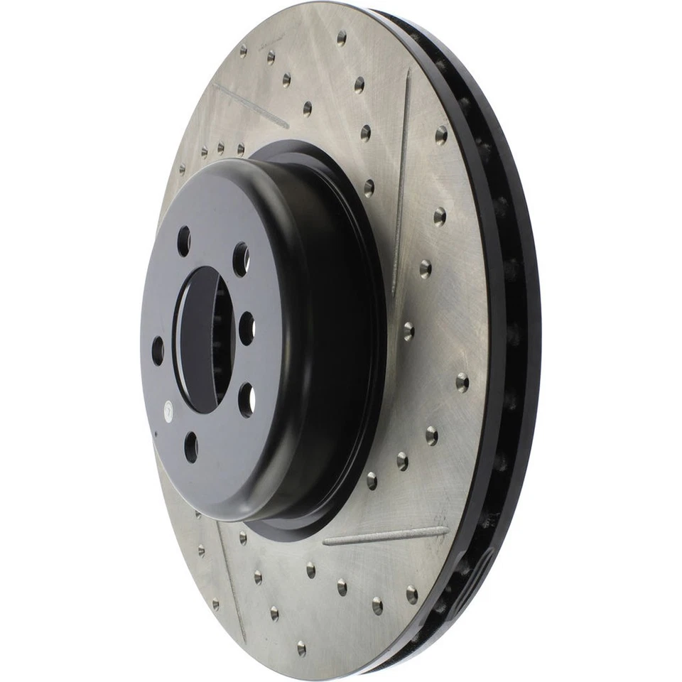 Rotor de freno delantero izquierdo StopTech 127,34144L perforado para 2013-16 335i / 17-20 440i Foto 2 de 4