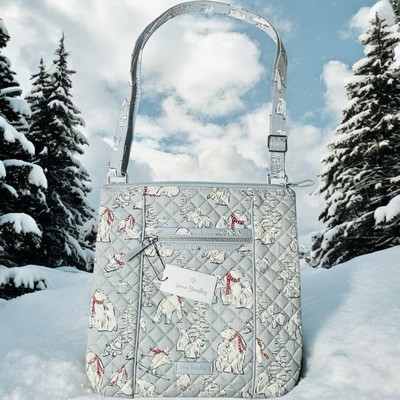 Vera Bradley Beary Merry Polar Bear Print Iconic Hipster Bag  display picture 2