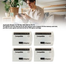 4Pcs for PSV Memory Card Adapter Micro Storage Card Adapter for PS Vita 1000