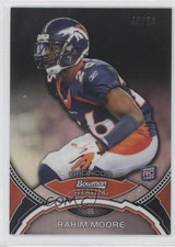 2011 Bowman Sterling Black Refractor 45/50 Rahim Moore #46 1j6