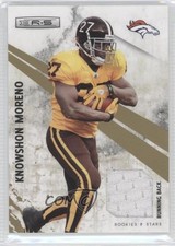 2010 Panini Rookies & Stars Gold Materials Knowshon Moreno #45 0n9