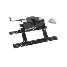 Draw-Tite Wheel Hitch Pro Series 20K Kit 5th Complete w/ 10 Bolt Rails Black