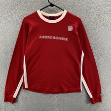 VINTAGE Abercrombie & Fitch Shirt Mens XL Gym Issue Muscle Long Sleeve Ringer