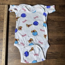 Vintage 90s Disney Winnie the Pooh One Piece Toddler Size L 27-32 Pounds