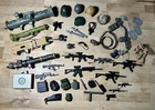Vintage GI Joe Accessories Lot of 50 Pieces Weapons Accessories