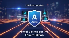LifeTime Updates Aomei BackUpper Pro Family Edition | 4 PC + 1 pc free