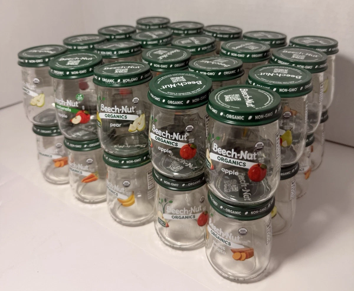 Lot 80 Beech Nut Empty 4 oz Glass Baby Food Jars Lids Cleaned Beechnut Storage
Opens in a new window