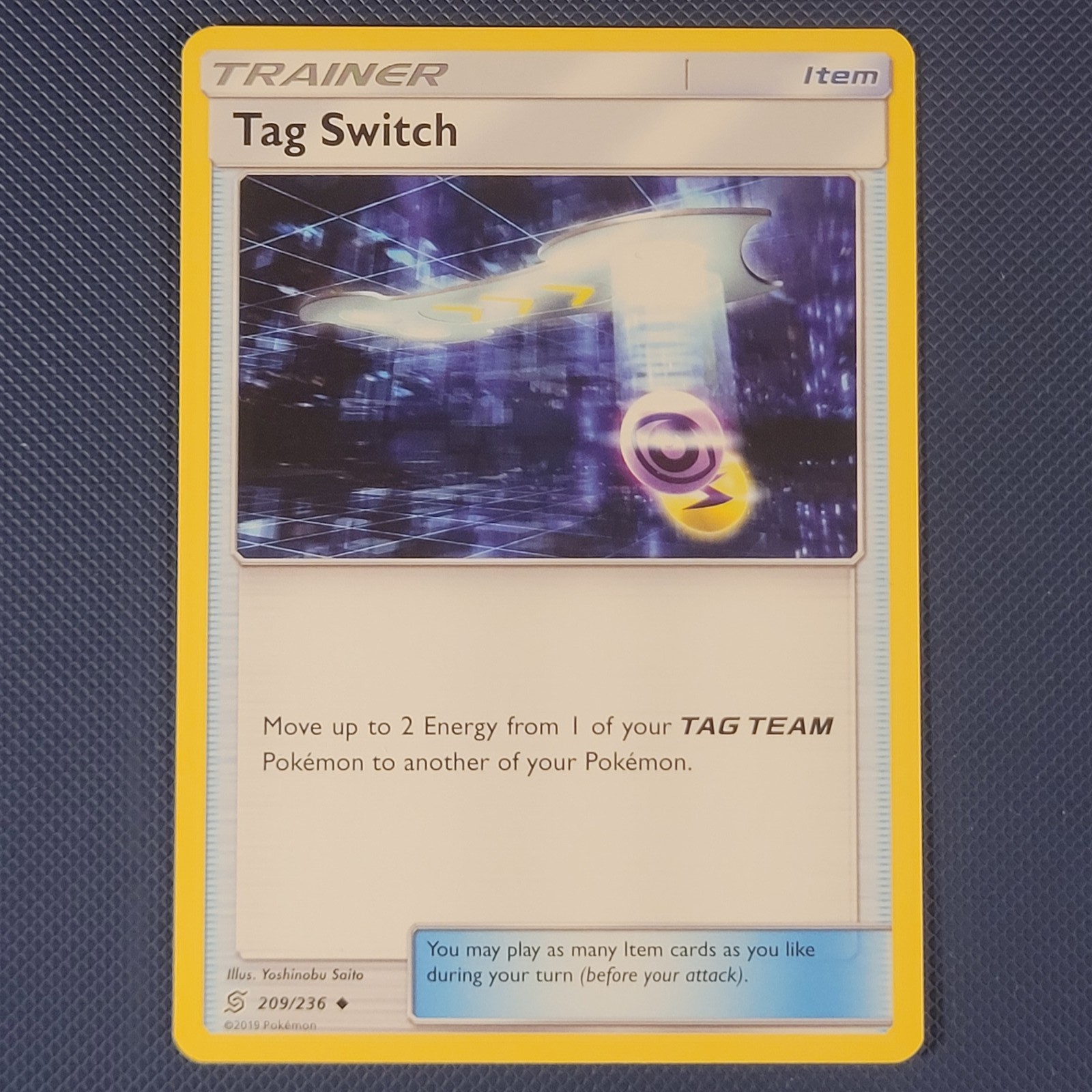 Tag Switch 209/236 - Unified Minds - Uncommon Pokemon Card - LP