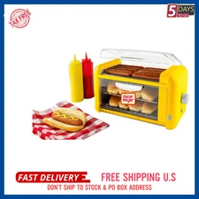 New- Nostalgia Oscar Mayer Hot Dog Roller & Bun Warm er-Yellow. Free ship