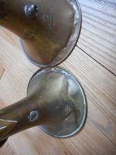 2 rare s pavillons cornet à pistons stoelzel GAUTROT HENRY MARTIN - Cornopean