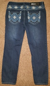 Premiere-Rue21-Mid-Rise-Skinny-Jeans-Women-039-s-Size-3-4R-29-Waist-25-5-Inseam