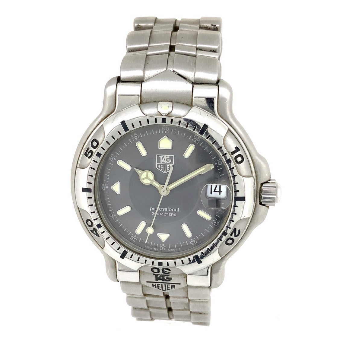 1996 TAG Heuer Men's 6000 Stainless Steel 38mm 7J Quartz 1996 TAG Heuer Men's 6000 Stainless Steel 38mm 7J Quartz
