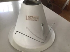 6 Inch Off White Baffle Recessed Light Trim T49