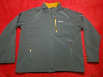 Regatta Great Outdoors Mens XL Adventure Tech Softshell Gray Orange Jacket  SL