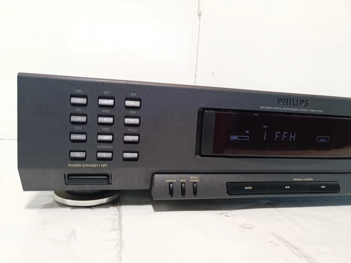 Philips 70 FT920/00S Sintetizador Sintonizador Radio Receptor 900 Serie Digital