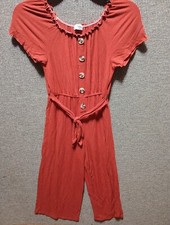 Speechless Kids Romper Size Medium Burnt Orange
