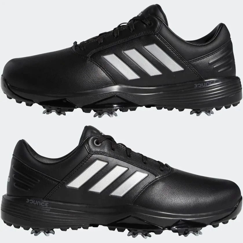 Adidas Mens 360 Bounce 2.0 EF5574 Golf Shoes Black Size 7.5