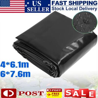 200gsm HDPE Pond Liner 40 Year Guarantee  Underlay Garden Landscaping Fish Tool