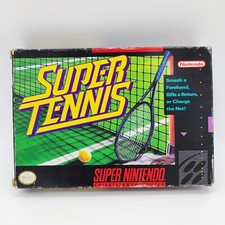 Super Tennis gioco per Super Nintendo SNES | Versione PAL con Scatola Originale