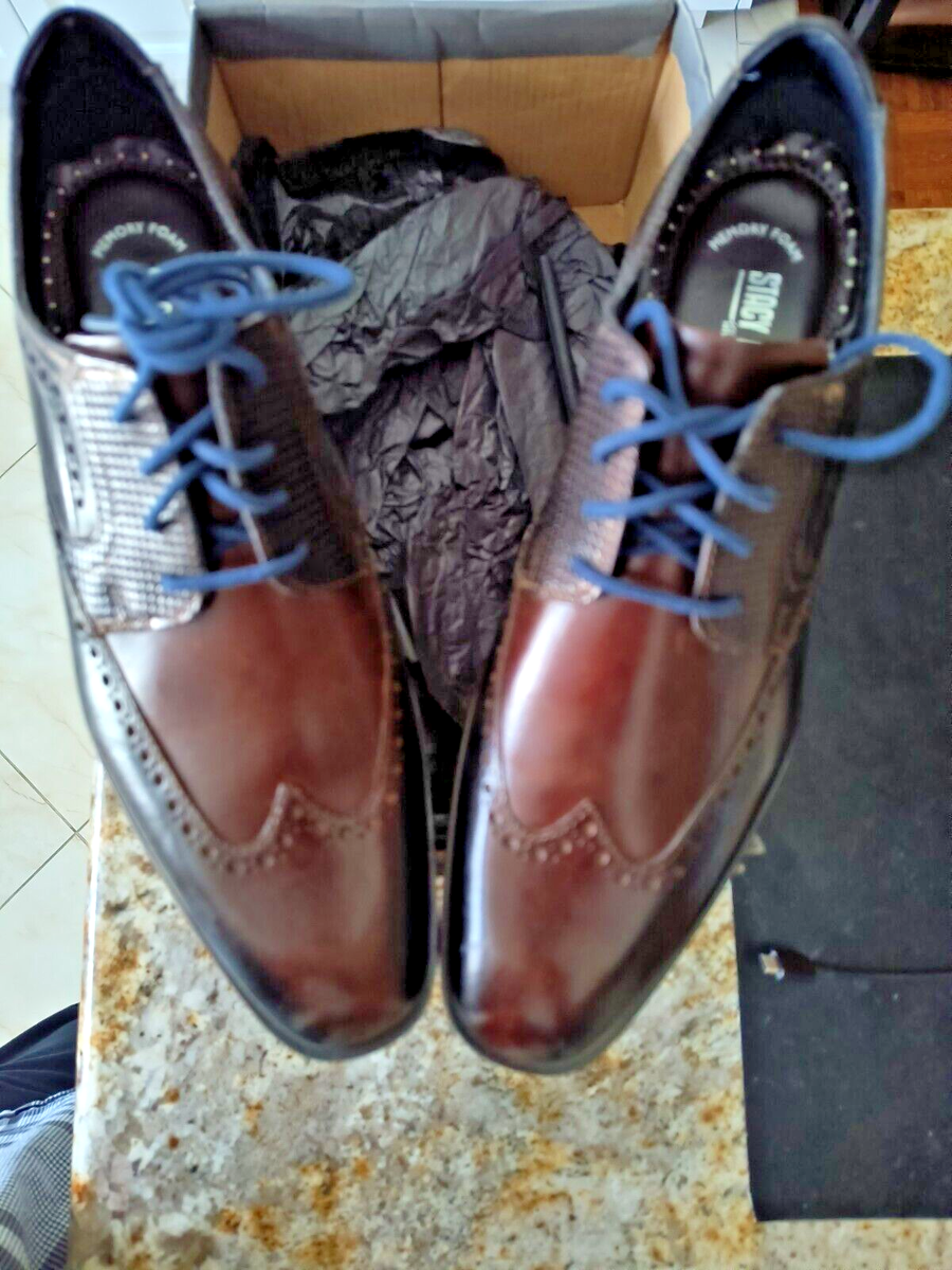 Stacy Adams Kaine Wingtip Oxford shoes / 8.5 size | eBay display picture 2