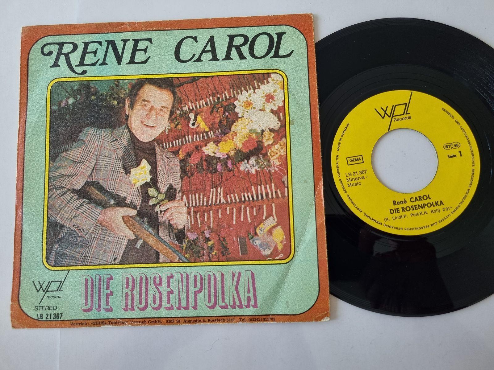 7"" Single Rene Carol - Die Rosenpolka Vinyl Germany