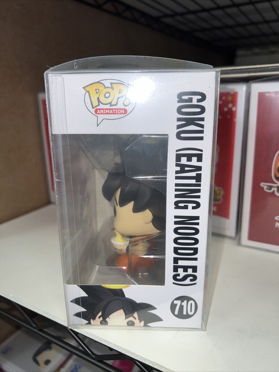 Funko Pop! Animation Dragon Ball Z Goku Eating Noodles #710 Funko Pop! Animation Dragon Ball Z Goku Eating Noodles #710