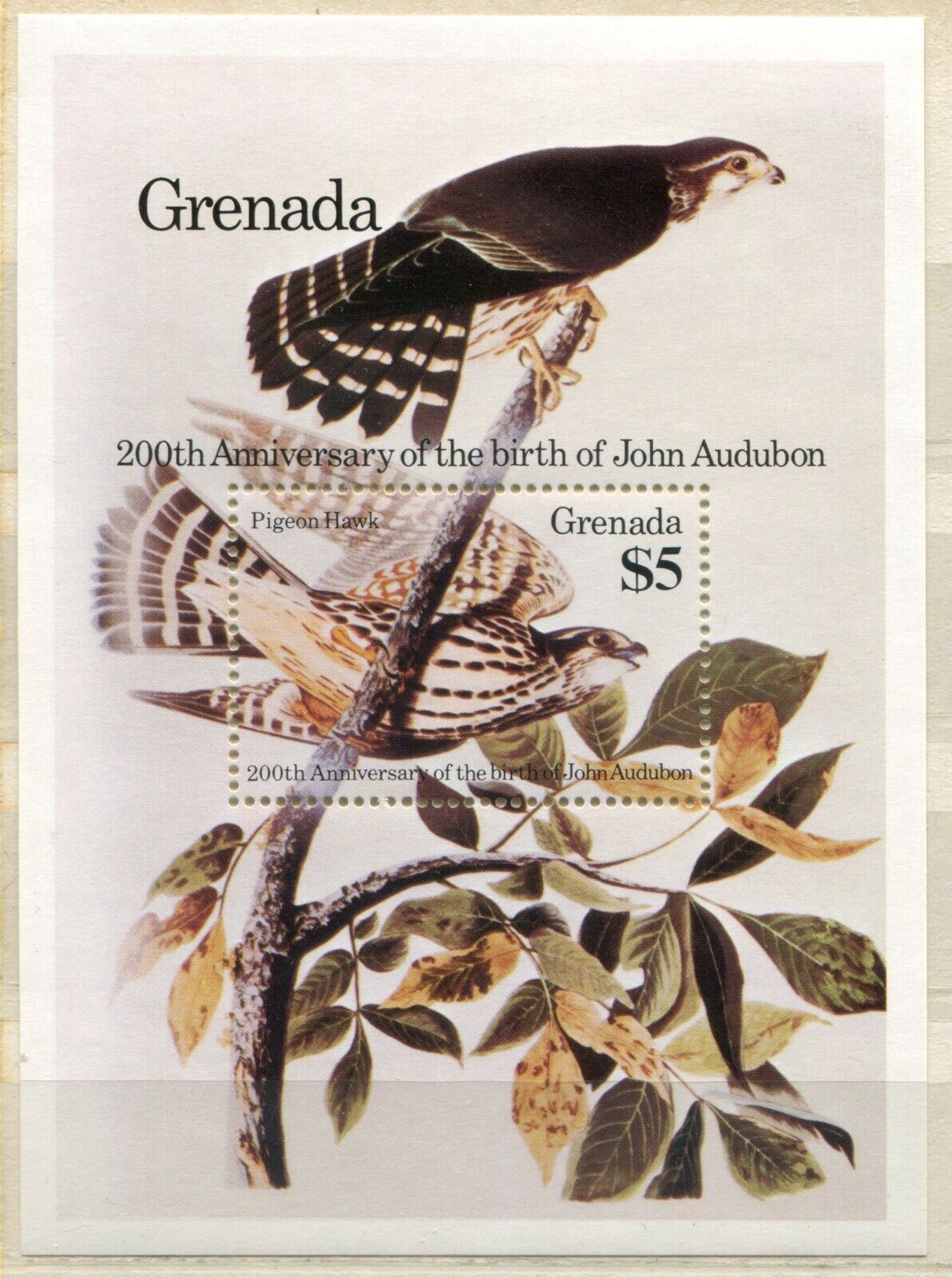 FAUNA_2152 1985 Grenada birds SHEET MNH Combined payments  ship