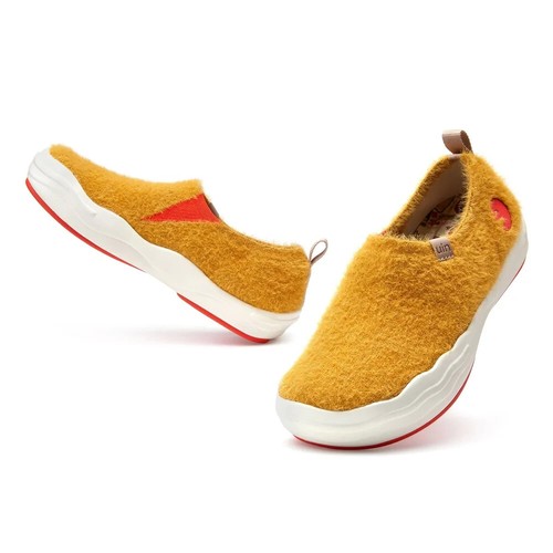 Women Size 5-11 UIN Slip On Shoes Canvas Comfortable Loafers "Toledo 8 - Curry" - Picture 3 of 9