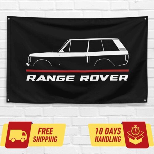 For Land Rover Range Rover 1970-1986 Enthusiast 3x5 ft Flag Banner Birthday Gift - Picture 1 of 1