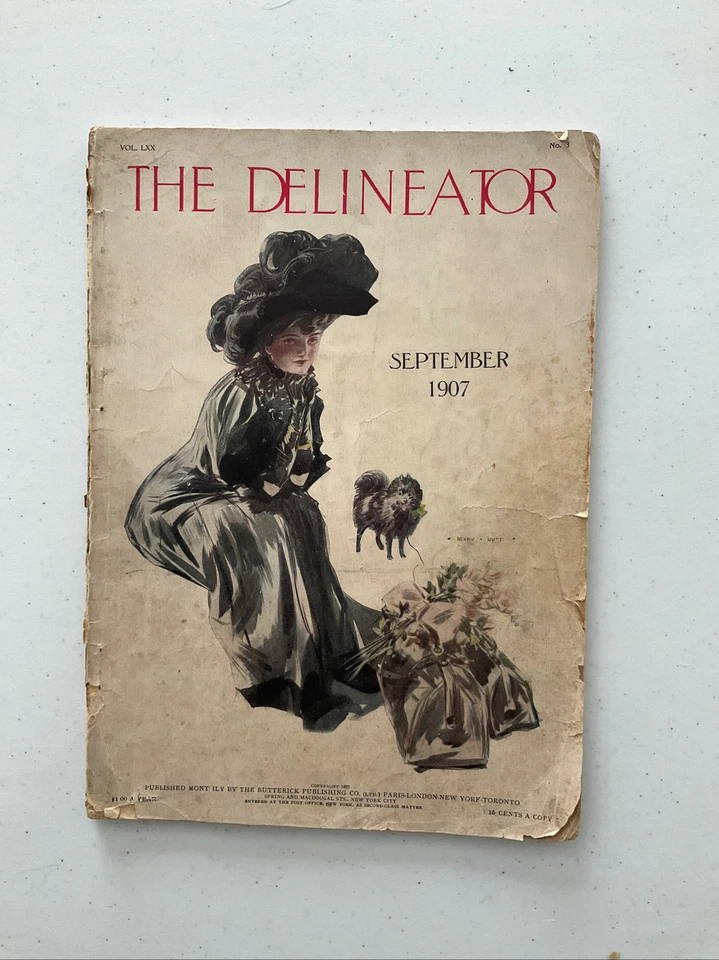 1907 The Delineator Magazine Rare Vintage Ads Fashion Life Family - Image 2 of 4