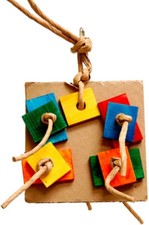 Zoo-Max Birdie Pizza Bird Toy Bird Interactive Toys Small - 1 count