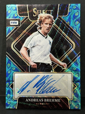 2022-23 Panini Select FIFA Germany Andreas Brehme Autograph