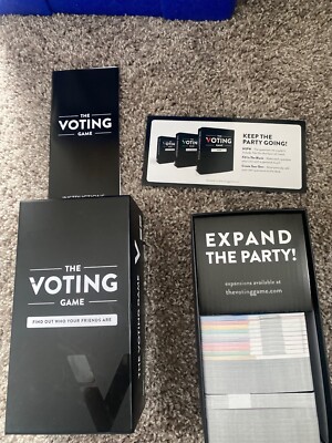 The Voting Game Card Game: The Party Game About Your Friends | eBay